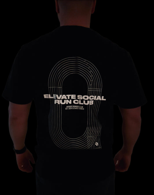 Elevate Social Run Club - Reflective Track Tee Unisex