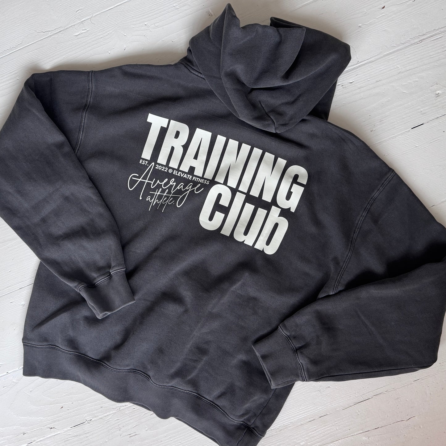 TRAINING HOODY - Grey & Cream