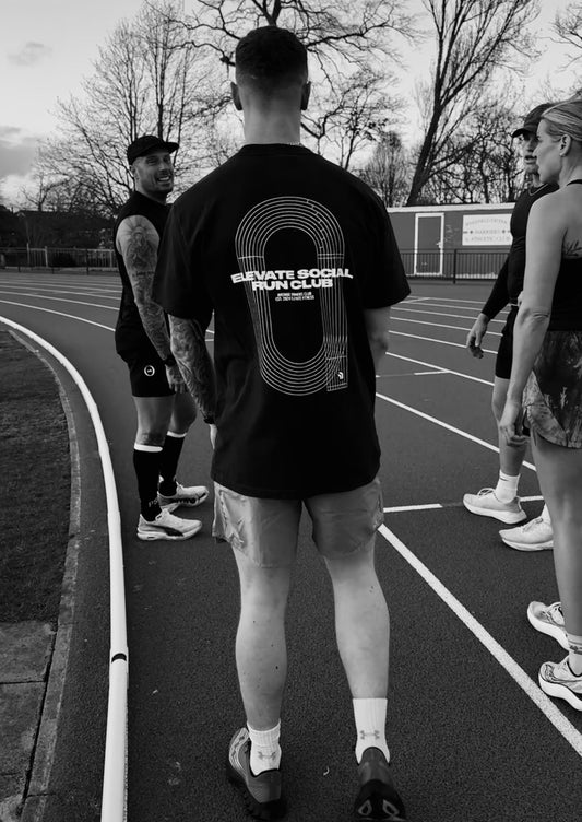 Elevate Social Run Club - Reflective Track Tee Unisex